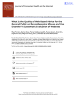 What Is the Quality of Web-Based Advice for the General Public on Benzodiazepine Misuse and Use Disorder? A Systematic Evaluation of Websites