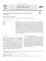 Exploring the predictors and experiences of hangover driving in young adults