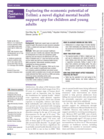 Exploring the economic potential of Tellmi: a novel digital mental health support app for children and young adults