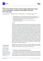 Plant Extracellular Vesicles with Complex Molecular Cargo: A Cross-Kingdom Conduit for MicroRNA-Directed RNA Silencing