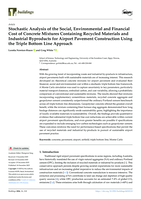 Stochastic Analysis of the Social, Environmental and Financial Cost of Concrete Mixtures Containing Recycled Materials and Industrial Byproducts for Airport Pavement Construction Using the Triple Bottom Line Approach