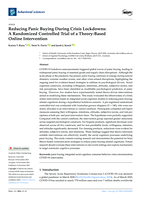 Reducing Panic Buying During Crisis Lockdowns: A Randomized Controlled Trial of a Theory-Based Online Intervention