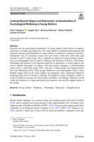 Looking Beyond Stigma and Depression: an Examination of Psychological Wellbeing in Young Mothers