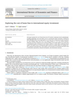 Exploring the cost of home bias in international equity investment