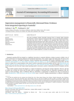 Impression management in financially distressed firms: Evidence from integrated reporting in Australia