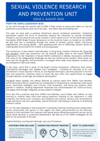Sexual Violence Research and Prevention Unit Newsletter, Issue 2 / August 2025