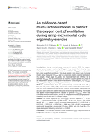 An evidence-based multi-factorial model to predict the oxygen cost of ventilation during ramp-incremental cycle ergometry exercise