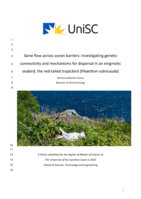 Gene flow across ocean barriers: investigating genetic connectivity and mechanisms for dispersal in an enigmatic seabird, the red-tailed tropicbird (Phaethon rubricauda)