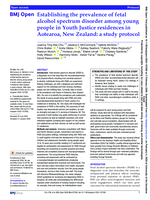 Establishing the prevalence of fetal alcohol spectrum disorder among young people in Youth Justice residences in Aotearoa, New Zealand: a study protocol