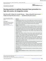 Nursing practices to optimise rheumatic fever prevention in a high-risk country: An integrative review