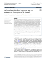 Advancing digital technology teacher education through the 3C model