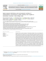 Spatio-temporal distribution and environmental correlates of trihalomethane concentrations in public drinking water supplies in Queensland, Australia: A data linkage study