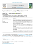 The relationship between electroencephalographic measures and driving performance in older adults: A scoping review