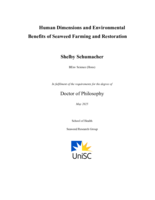 Human Dimensions and Environmental Benefits of Seaweed Farming and Restoration