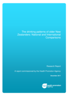 The drinking patterns of older New Zealanders: National and International Comparisons