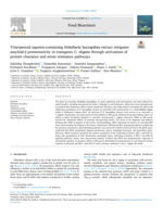 Triterpenoid saponin-containing Holothuria leucospilota extract mitigates amyloid-βr proteotoxicity in transgenic C. elegans through activations of protein clearance and stress resistance pathways