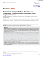 Interventions for Type 2 Diabetes Prevention and Management Among Indigenous Children and Youth: A Systematic Review
