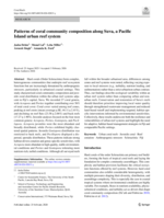 Patterns of coral community composition along Suva, a Pacific Island urban reef system