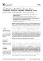 Global Variation in Hand Hygiene Practices Among Adolescents: The Role of Family and School-Level Factors
