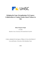 Bridging the Gaps: Strengthening Civil Agency Collaboration to Combat Gender Based Violence in Fiji