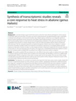 Synthesis of transcriptomic studies reveals a core response to heat stress in abalone (genus Haliotis)