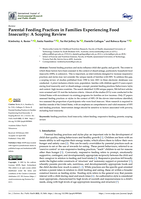 Parental Feeding Practices in Families Experiencing Food Insecurity: A Scoping Review