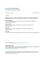 Integrating AI in Online Discussion Tools: A Critical Perspective