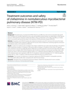 Treatment outcomes and safety of clofazimine in nontuberculous mycobacterial pulmonary disease (NTM-PD)