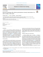 Same-day discharge after elective percutaneous coronary intervention: Is it time to make it the norm?