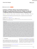 Evidence of White Matter Neuroinflammation in Myalgic Encephalomyelitis/Chronic Fatigue Syndrome: A Diffusion‐Based Neuroinflammation Imaging Study