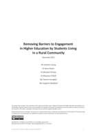Removing Barriers to Engagement in Higher Education by Students Living in a Rural Community
