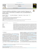 Venomous globiferous pedicellariae of eastern Australian Tripneustes sea urchins contain a rich diversity of cathepsin, lectin, and phospholipase A2 family proteins