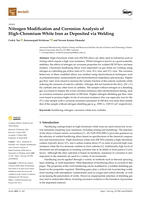 Nitrogen Modification and Corrosion Analysis of High-Chromium White Iron as Deposited via Welding