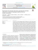 Experimental and molecular observations associated with sub-lethal autotoxicity in cultivated Asparagopsis taxiformis following exudate accumulation