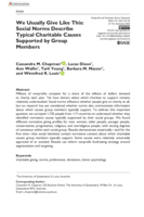 We Usually Give Like This: Social Norms Describe Typical Charitable Causes Supported by Group Members