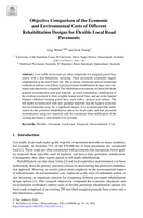Objective Comparison of the Economic and Environmental Costs of Different Rehabilitation Designs for Flexible Local Road Pavements