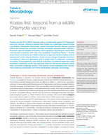 Koalas first: lessons from a wildlife Chlamydia vaccine
