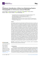 Peptidomic Identification of Behaviour-Modulating Putative Neuropeptides in Schistosoma mansoni Miracidia