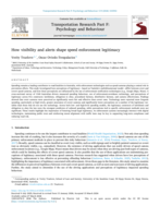 How visibility and alerts shape speed enforcement legitimacy