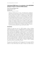 Cultivating STEM futures: An evaluation of the WiSTEM²D program’s impact on female STEM students
