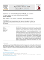 Camera or cop: Understanding the procedurally just nature of AI-based camera and police officer detected Mobile phone offending