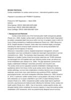 Cardiac rehabilitation for cardiac arrest survivors – International guideline review