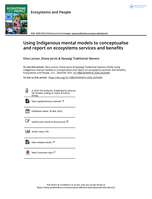 Using Indigenous mental models to conceptualise and report on ecosystems services and benefits