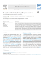 The breakdown of functional uniformity at fine spatial scales in an intertidal seagrass macrobenthic community