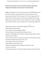 Perioperative normothermia in Asia and Australasia: challenges, implementation strategies, recommendations, and correct use of forced air warming