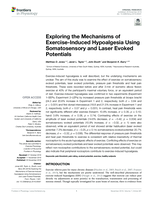 Exploring the Mechanisms of Exercise-Induced Hypoalgesia Using Somatosensory and Laser Evoked Potentials