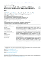 A Comparative Study of Caerin 1.1/1.9 and Calcium Hydroxide in the Treatment of Apical Periodontitis in Rats