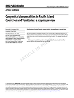 Congenital abnormalities in Pacific Island Countries and Territories: a scoping review