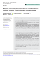 Mapping connectivity for conservation of a threatened iconic mammal, the koala: Trends, challenges and opportunities