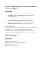 Glycaemic variability and kidney-related outcomes in diabetes mellitus: a scoping review